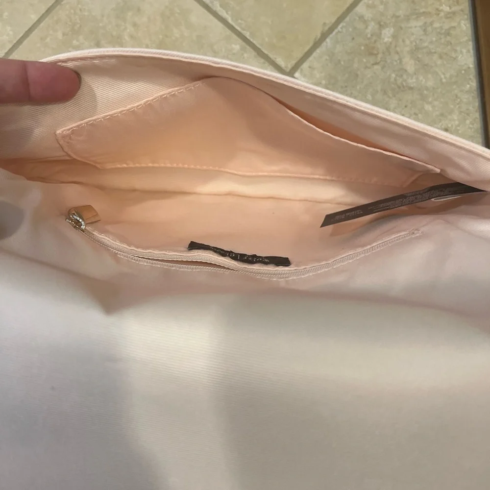 WHBM Blush Pink Large Clutch/Wristlet - Picture 5 of 5